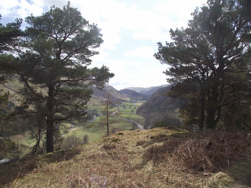 View south from Wren Crag 