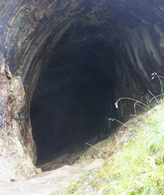 Close-up View of Thor's Cave